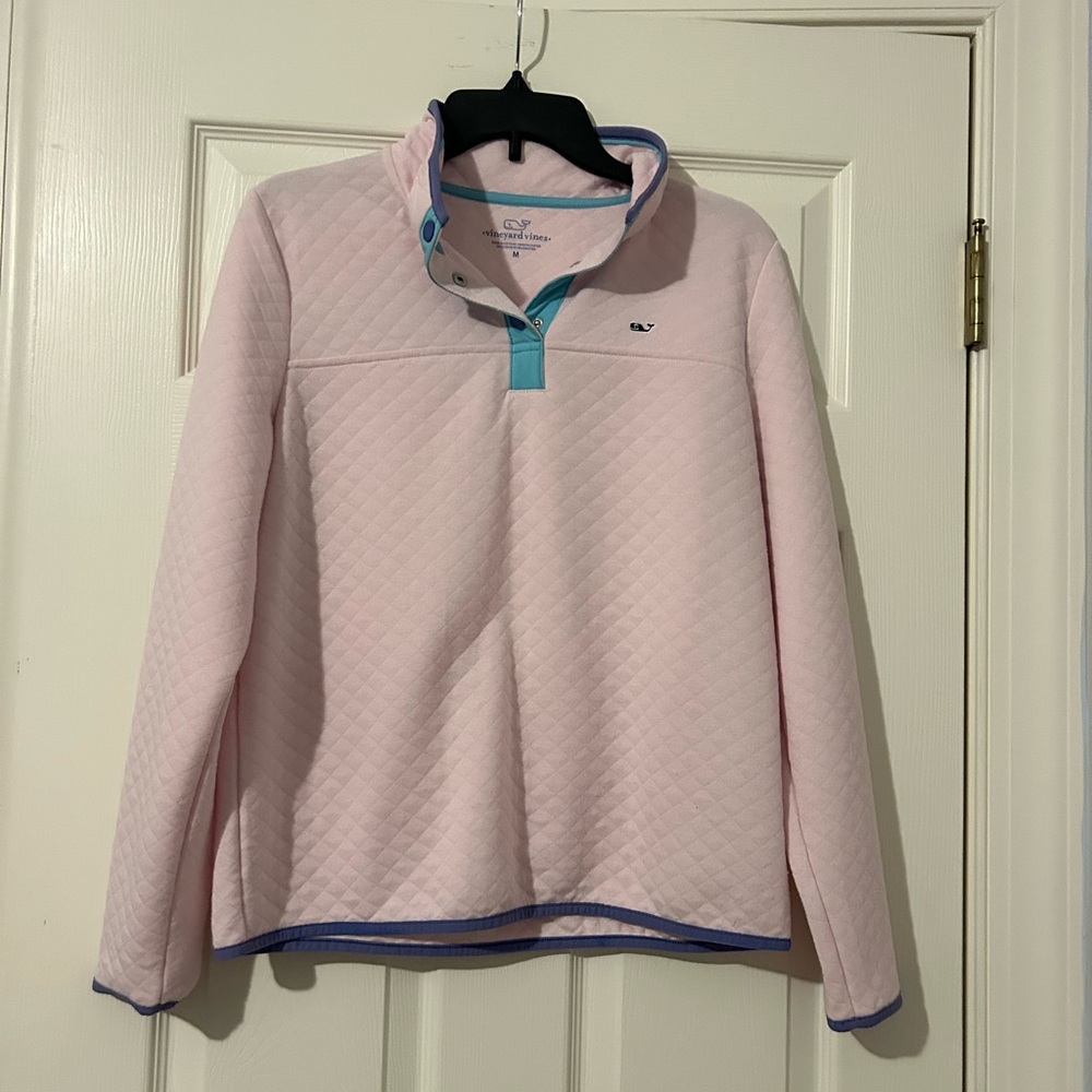 Vineyard Vines Light Pink Quilted Women's casual shirt